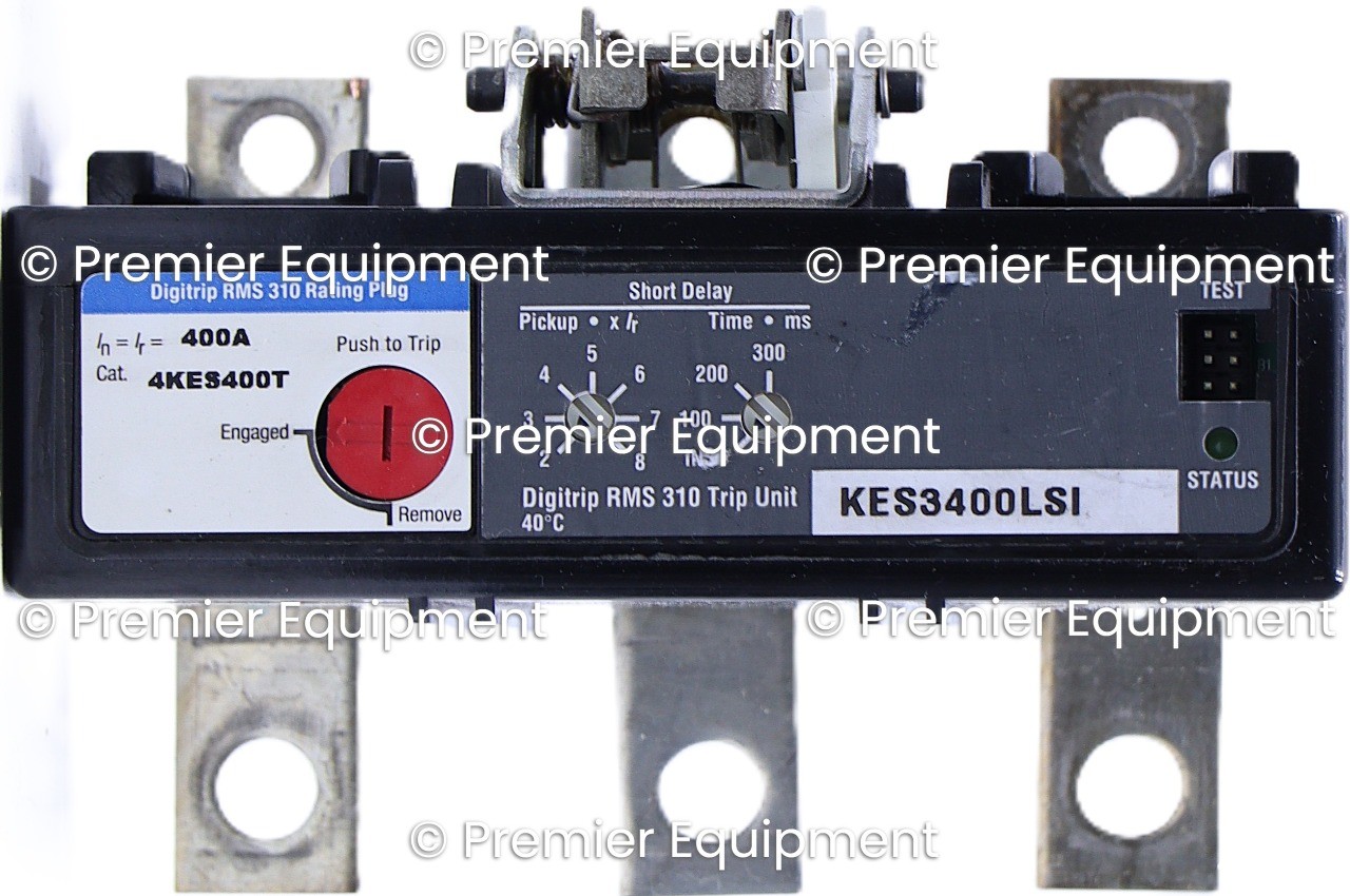 * EATON KES3400LSI 4KES400T DIGITRIP RMS 400A TRIP UNIT 600VAC