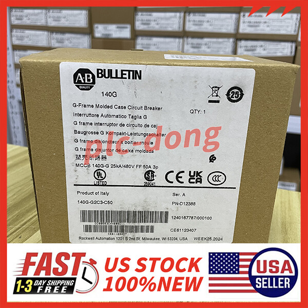 New Sealed Allen-Bradley 140G-G2C3-C50 Free Shipping
