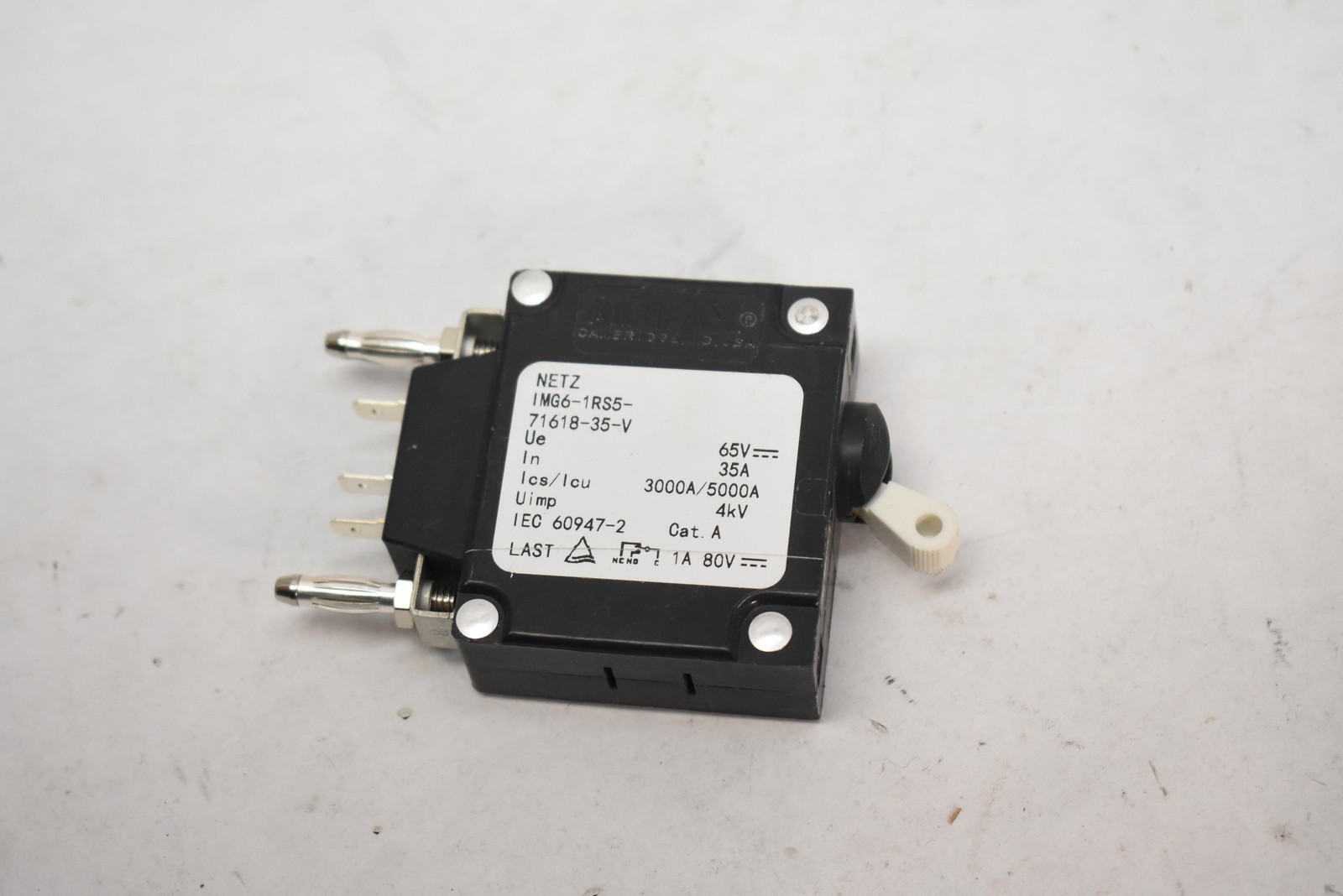 NETZ IMG6-1RS5-71618-35-V 35A DC Supplementary Protector 65V Black IEC60947-2