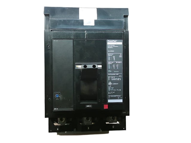 Square D MJA36400 MJ400 PowerPacT M 400A 3P 600VAV Molded Case Circuit Breaker