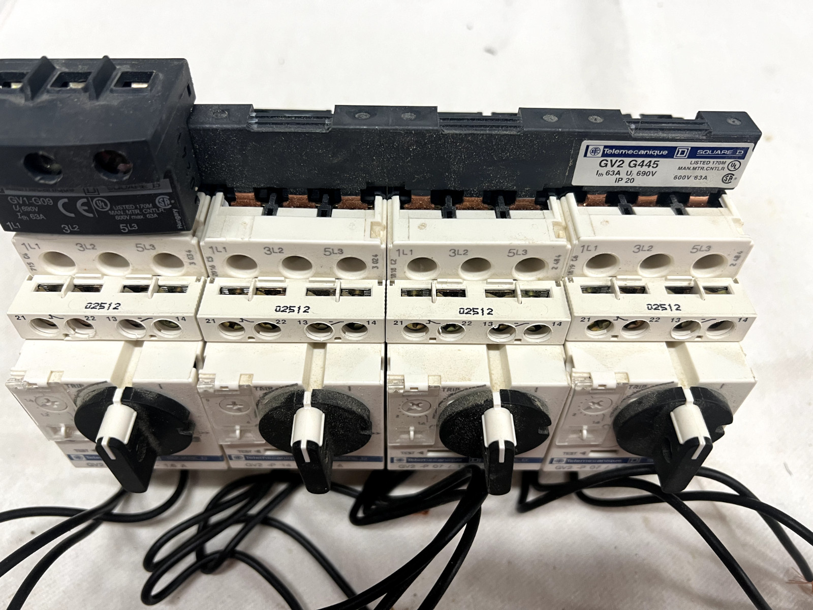 GV2P06 SCHNEIDER ELECTRIC Motor circuit breaker, TeSys GV2 $40 each