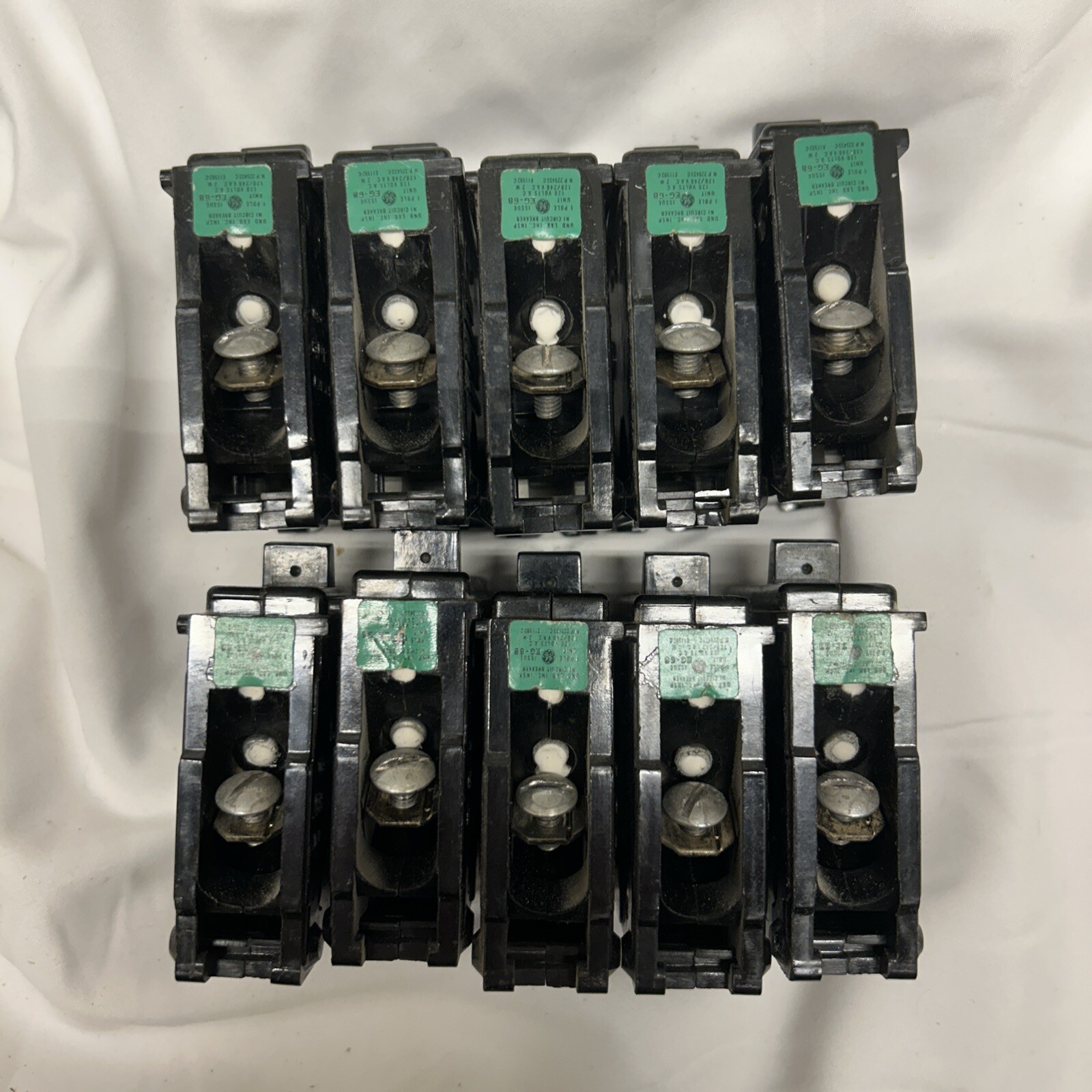 (10-Pack) GE TQL1120 20-Amp 1-Pole TQL-AC Circuit Breaker 20A 1P – Lot of (10)