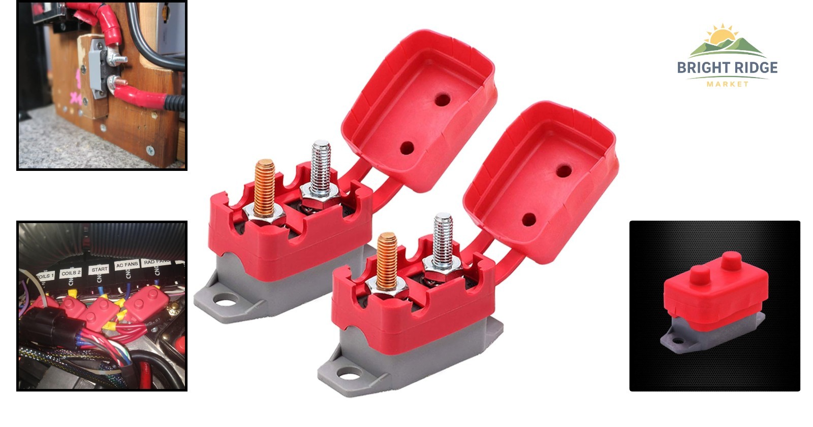 Heavy-Duty Circuit Breaker 40 Amps for Vehicles and Electromechanical Equipment