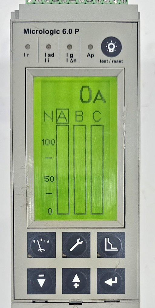 SCHNEIDER ELECTRIC MICROLOGIC 6.0 P 3N14391 47059 CIRCUIT BREAKER TRIP UNIT USED