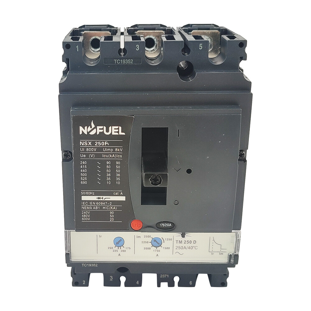 Compact NSX250F TM250D 3P3D 250A MCCB 36KA LV431630 Molded case circuit breaker