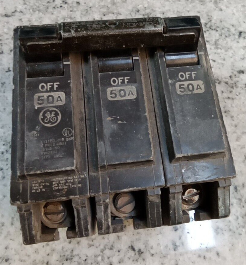General Electric/BREAKER/THQL32050/50A/3P /240V/GROVE/THQL/USE(L240