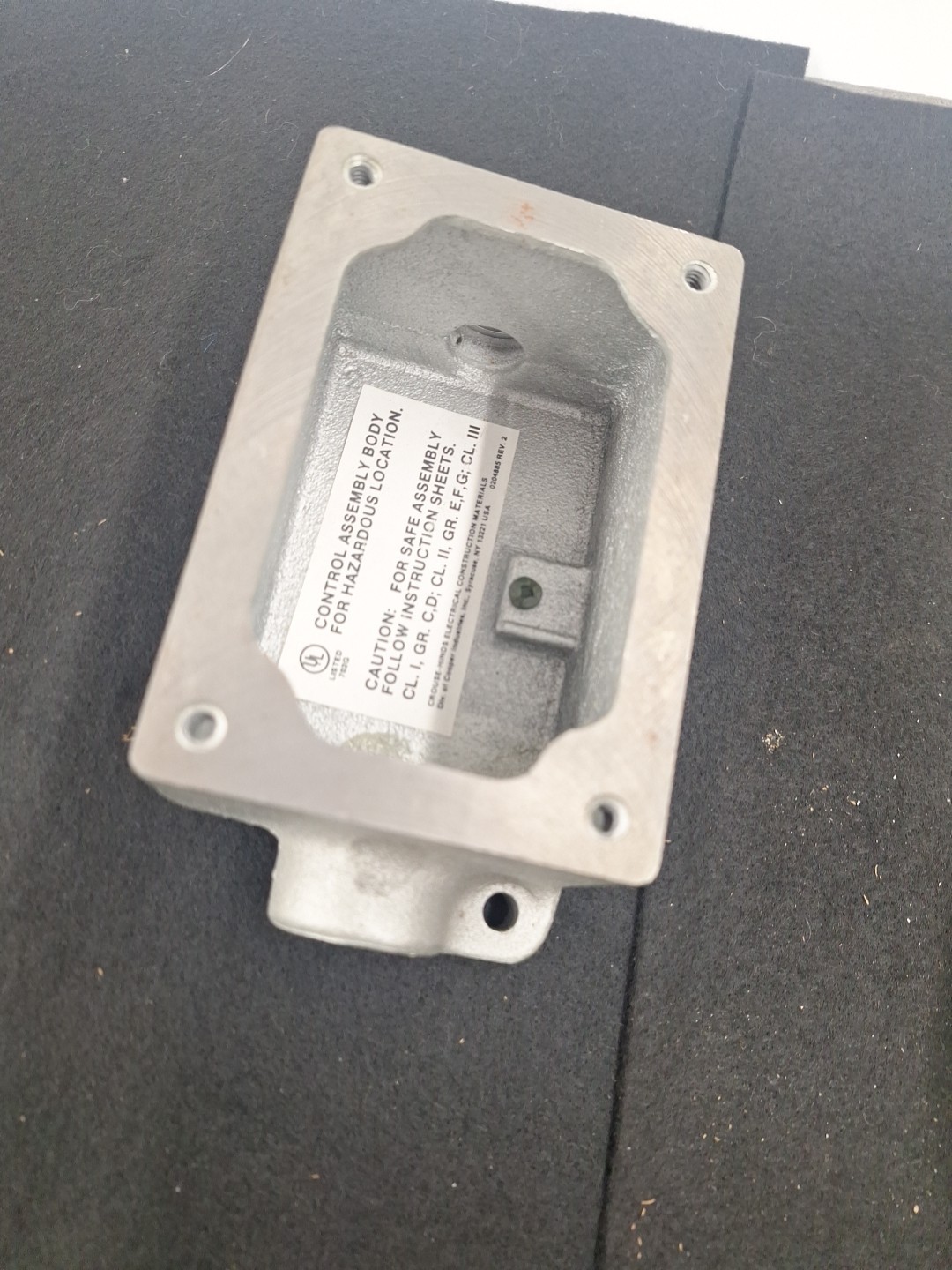 Crouse- Hinds EDSC271 Explosion-Proof Device Box Malleable Iron 1-Gang 3/4″ NEW