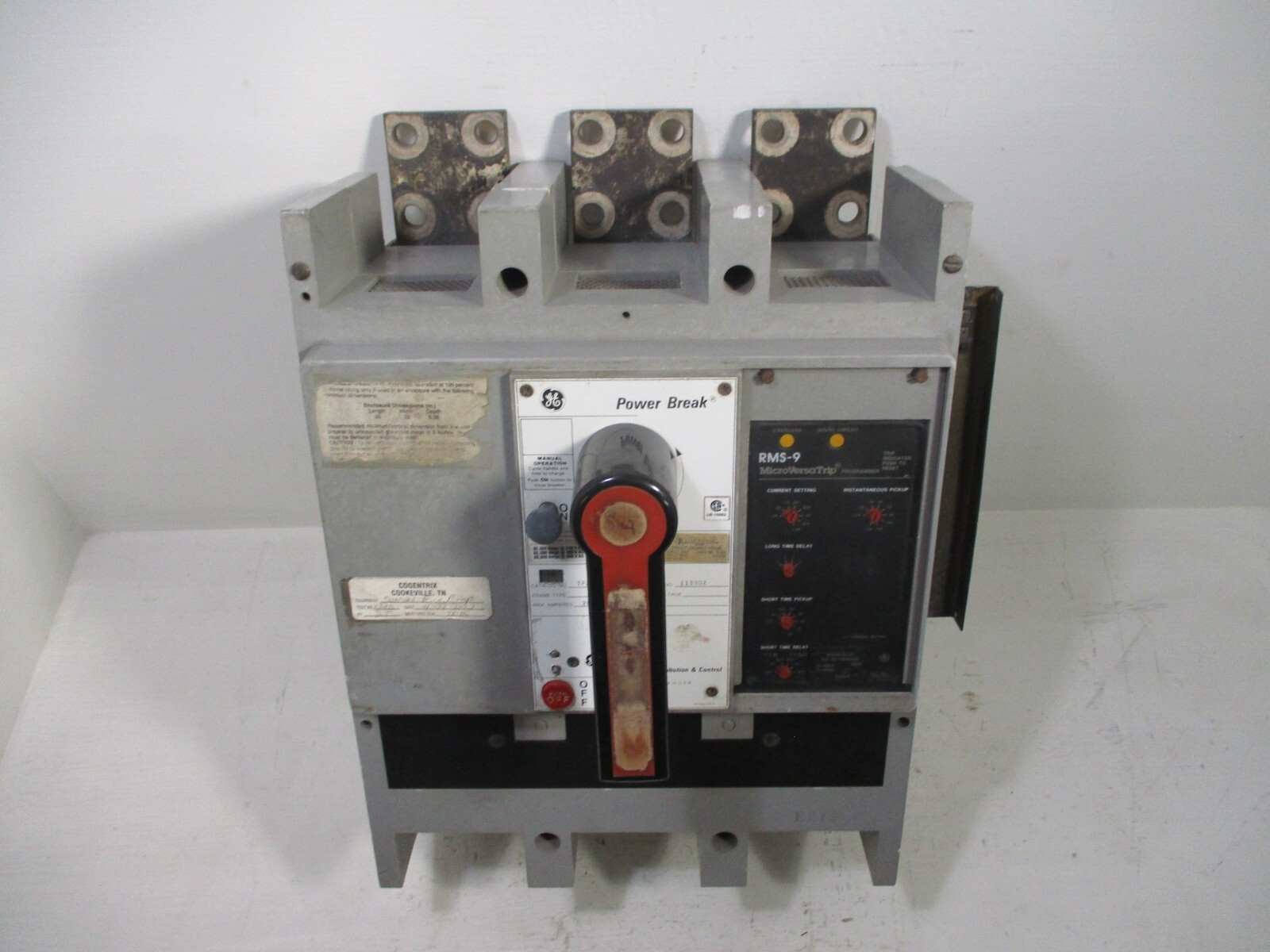 General Electric TP2020SS 2000 Amp PowerBreak Breaker MicroVersaTrip LSI TP2020