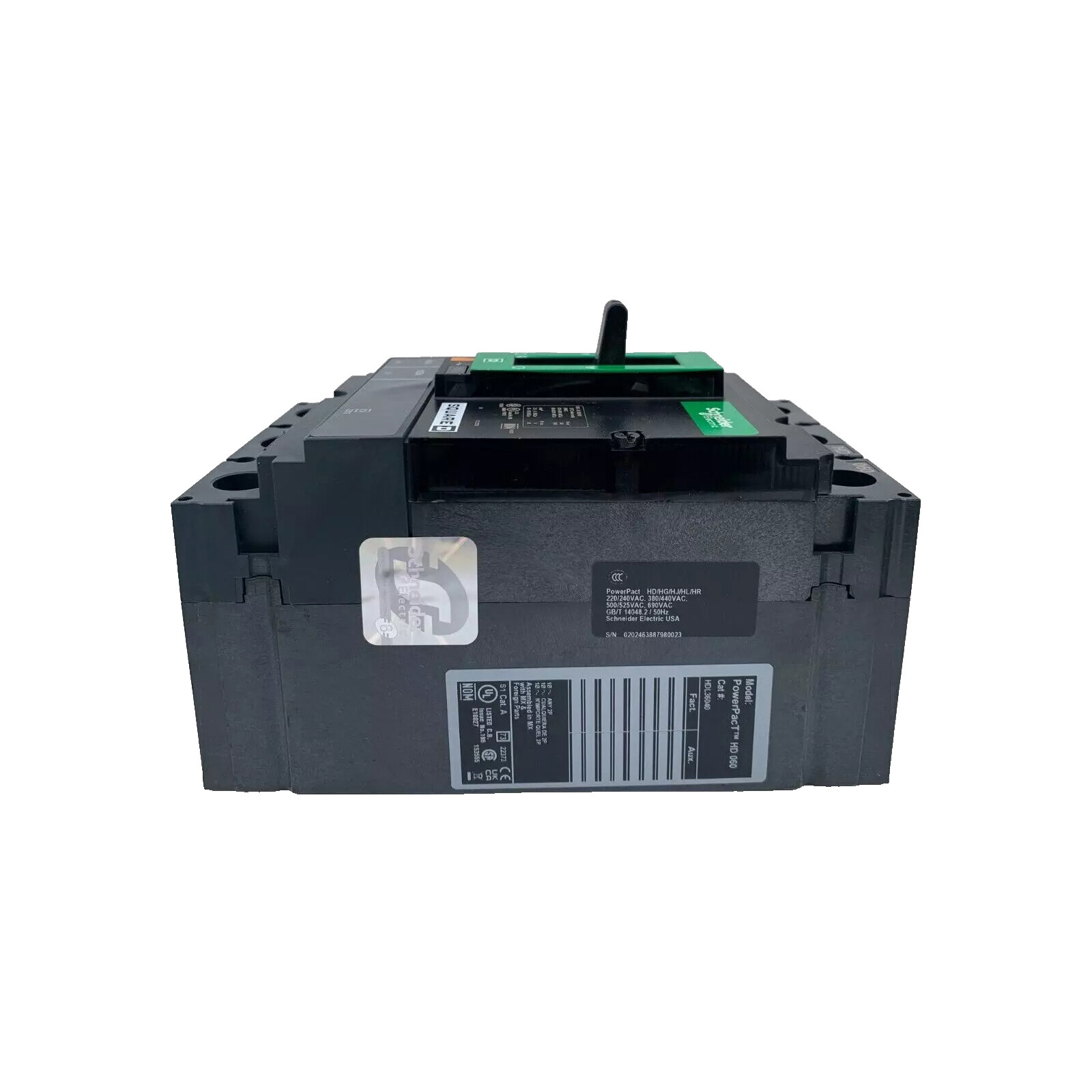 NIB – Square D – HDL36040 – Powerpact H 40A, 3-Pole Circuit Breaker