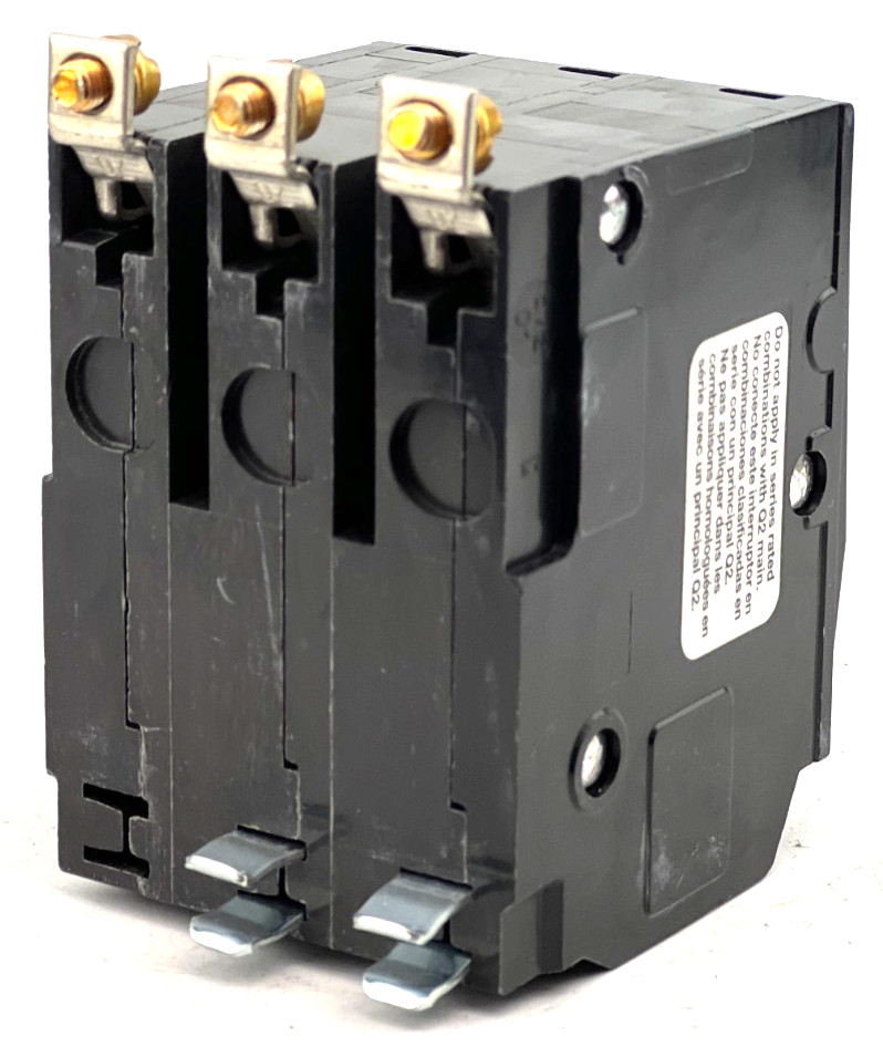 Square D QOB360 3 Pole 60 Amp Circuit Breaker Type QOB 240VAC Bolt On (QTY 1)