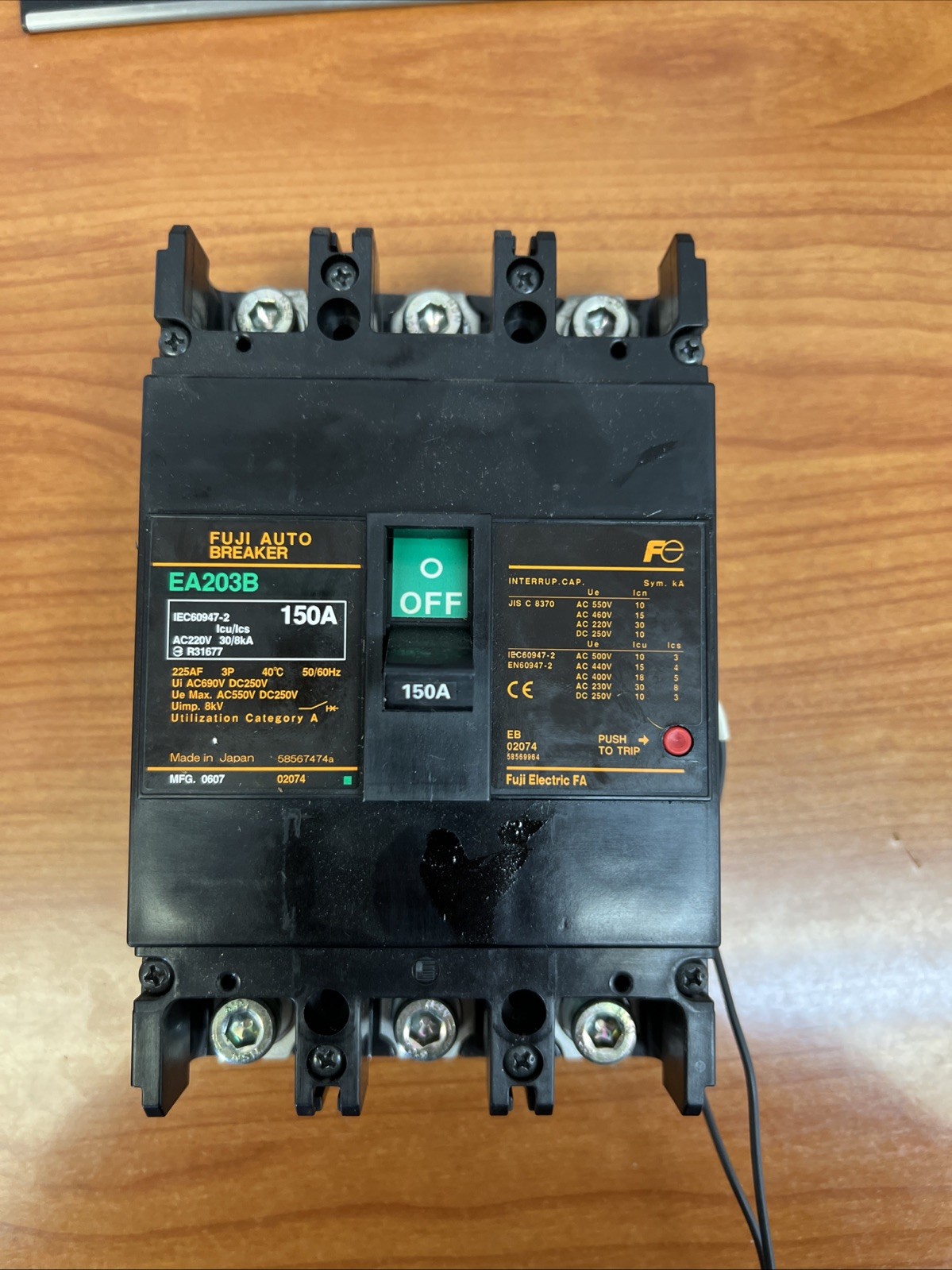 EA203B 150 A Fuji Auto Breaker