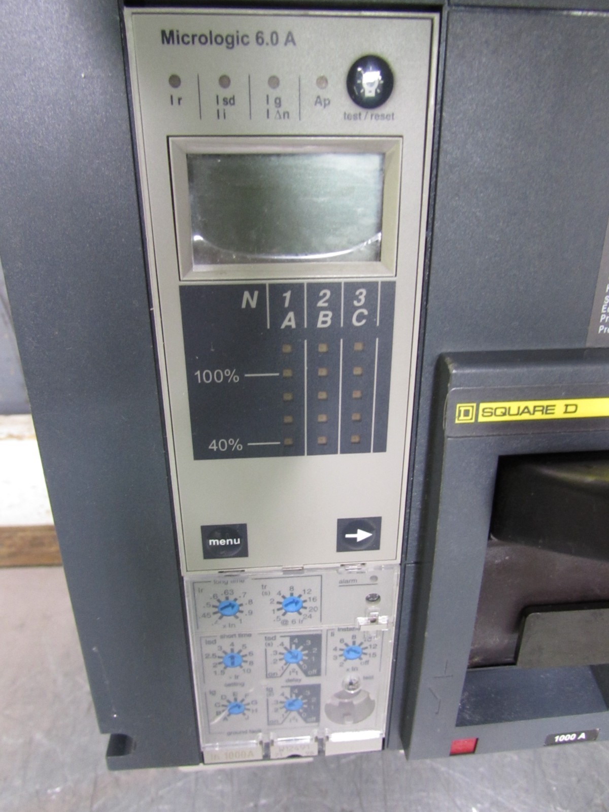 Square D PGA36100U44AYP , PowerPact I-LINE Circuit Breaker , LSIG, 3P/600V/1000A