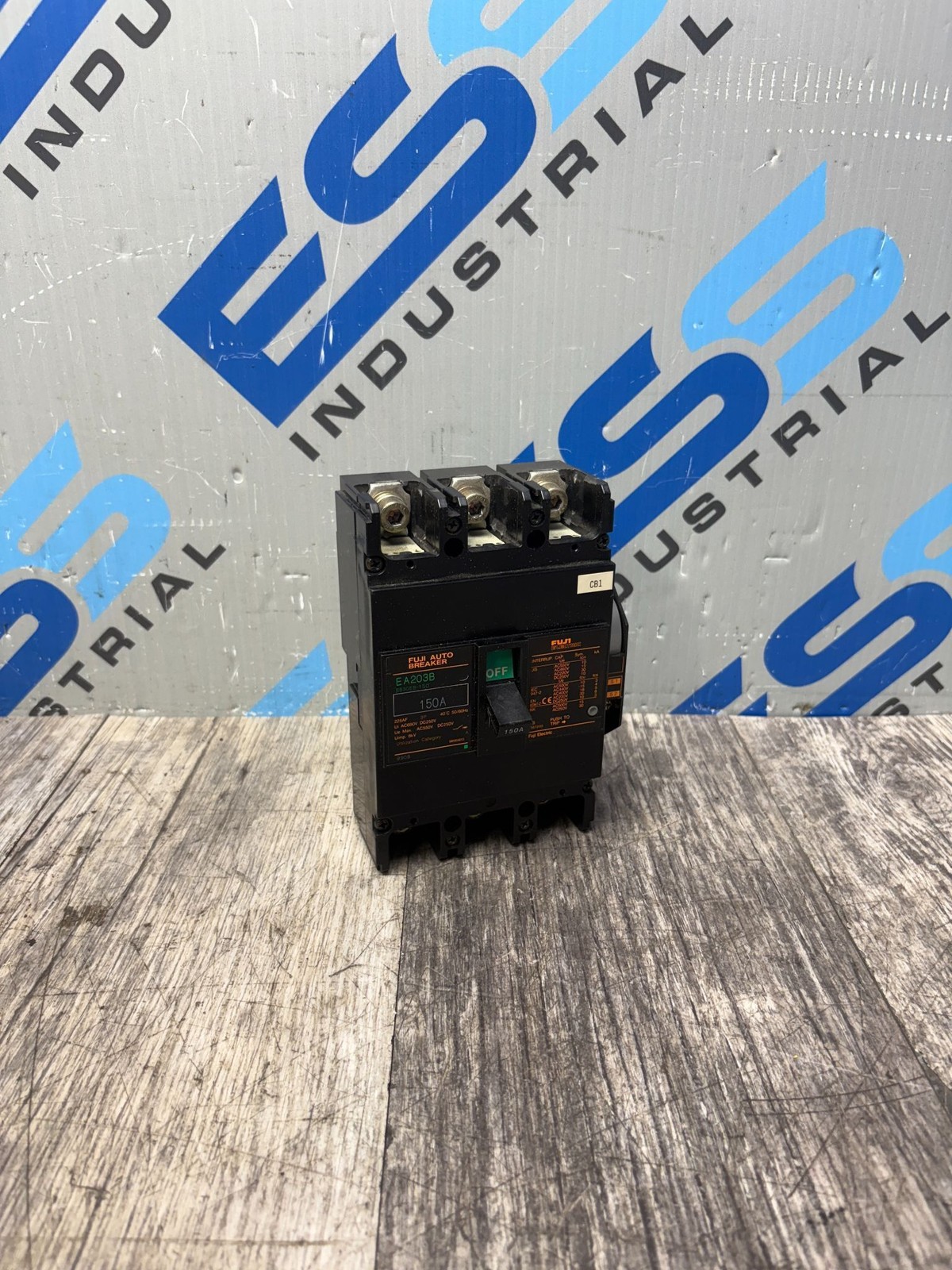 FUJI ELECTRIC EA203B 150A AUTO BREAKER MOLDED CASE CIRCUIT BREAKER