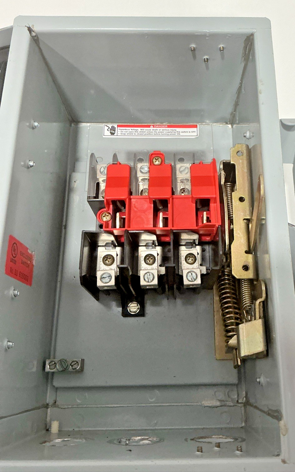 Siemens 30 amp 600v NON Fused NEMA 12 Dust Tight 3P Disconnect – HNF361J – Recon