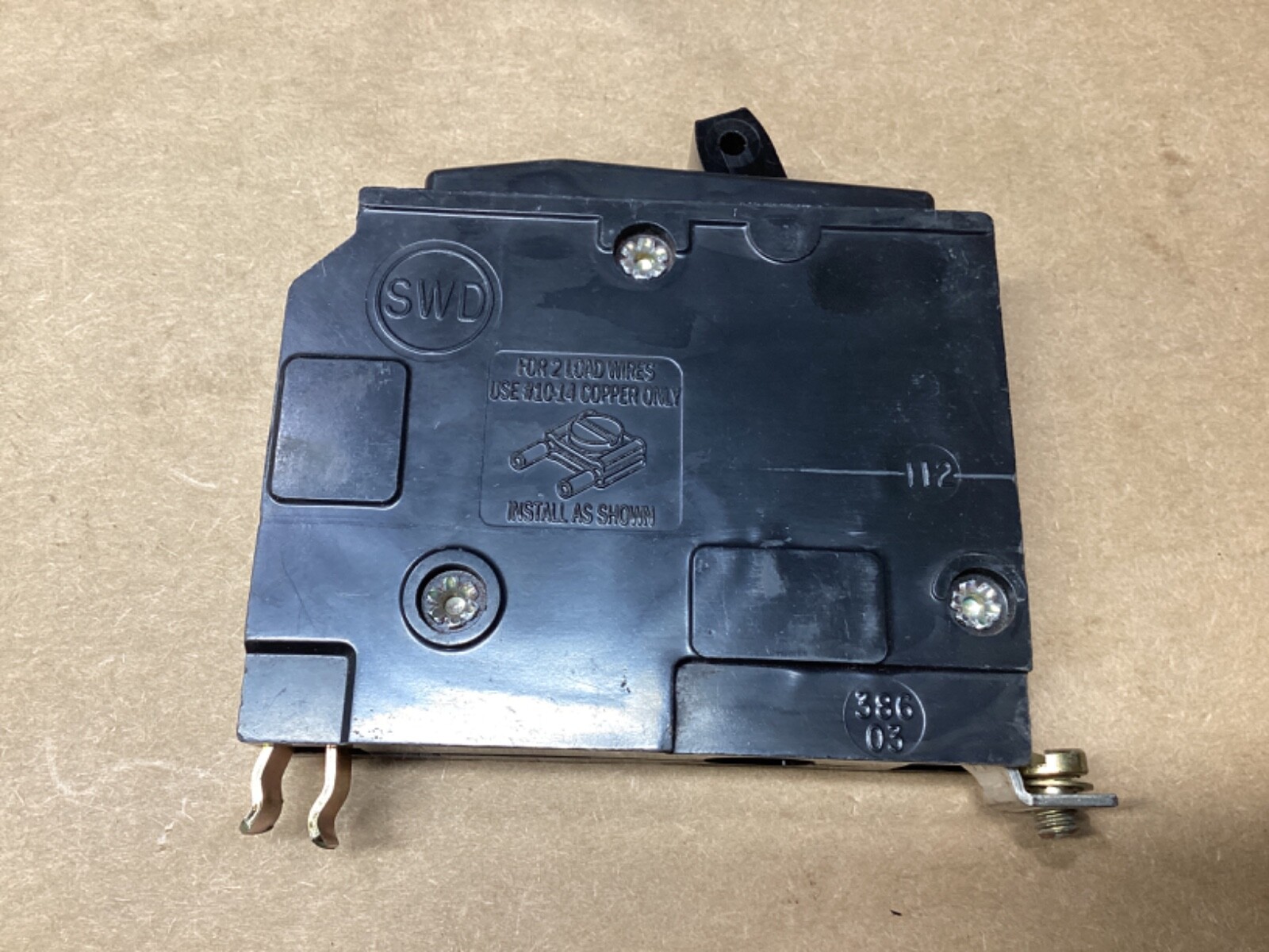 LOT OF 3 Square D QOB QOB115 1 Pole 15 amp Circuit Breaker #103F292*CO