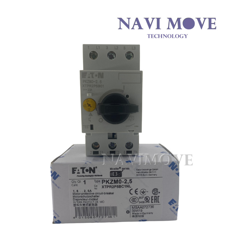 New EATON MOELLER PKZM0-2.5 Thermal Magnetic Circuit Breaker Motor Protective US