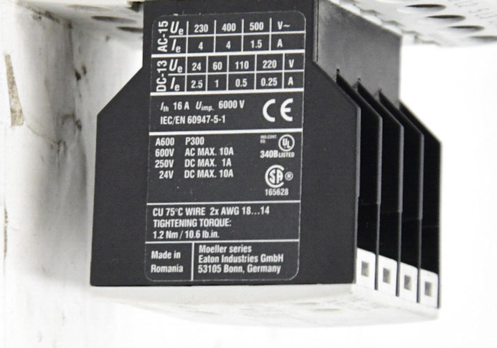 PKZM0-4XTPR004BC1 Eaton 2.5-4A 600V 3P Manual Motor Circuit Breaker -SA