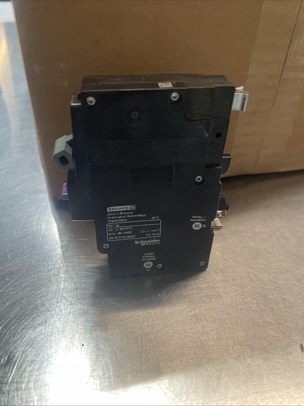 Square D QO115PAFGF 15 Amps 120 Volts Single Pole Dual Function AFCI GFCI Circui