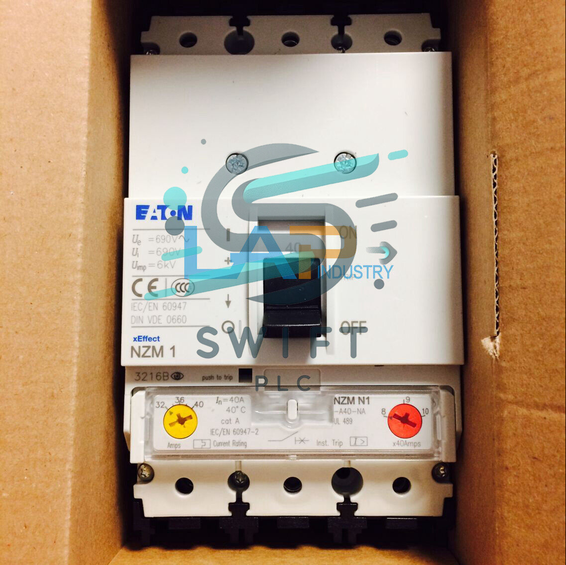 New EATON MOELLER Molded Case Circuit Breaker LZMB1-A40