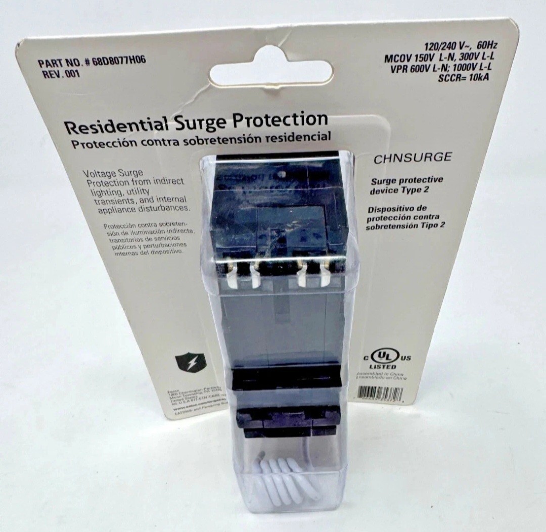 CH Eaton Surge Protector CHNSURGE 120/240 V Cutler Hammer Type 2 (NOB)