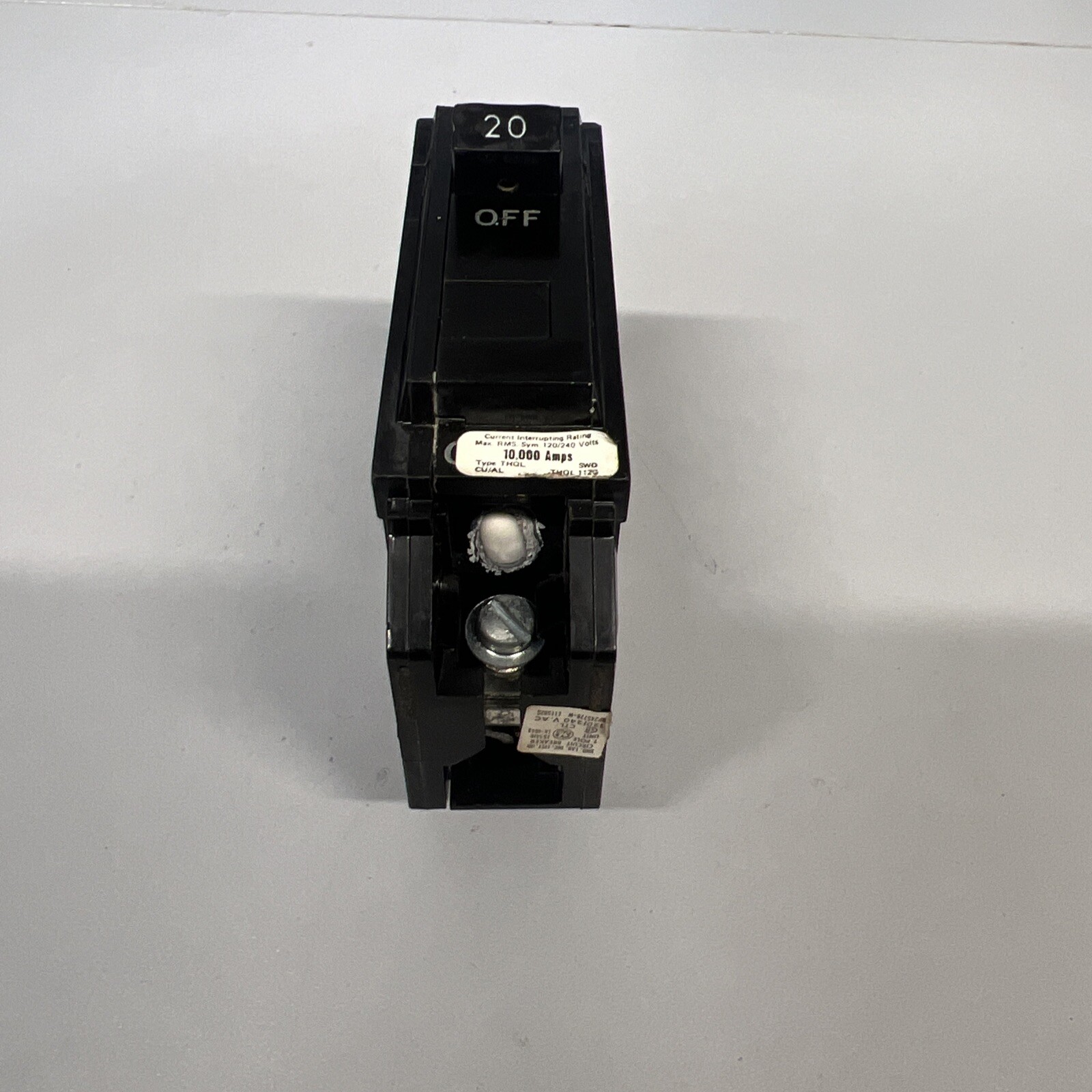 GE TQL1120 TQL 1 Pole 20 Amp 120V Old TYPE THQL120 W#