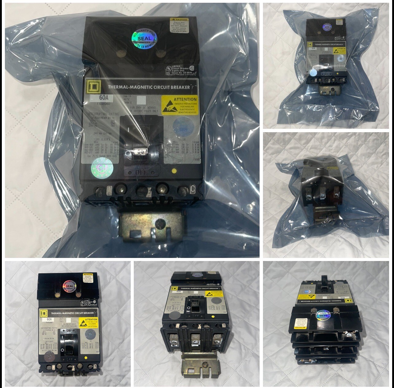 SQUARE D FA32060 SCHNEIDER ELECTRIC FA32060 FA32060 USED TESTED CLEANED SEALED