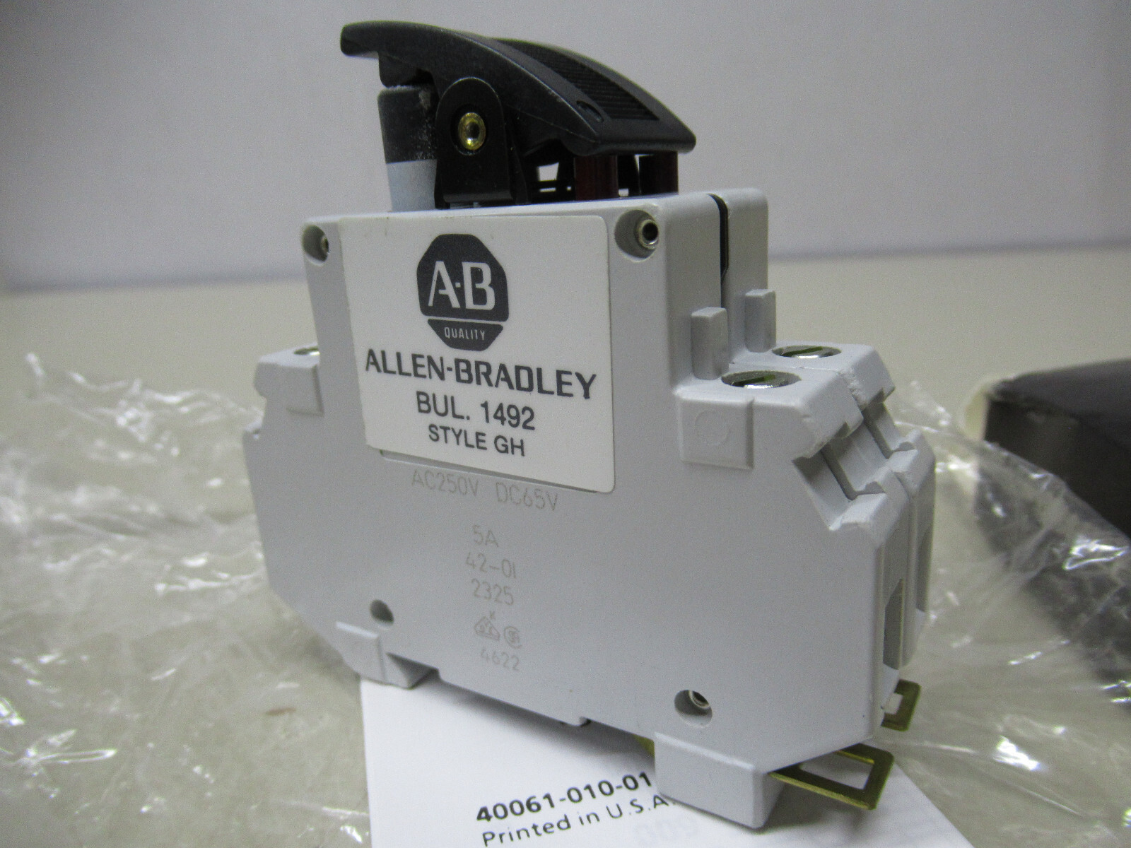 Allen Bradley 1492-GHD050 Series A Circuit Breaker 5 Amp 250VAC 65VDC Germany