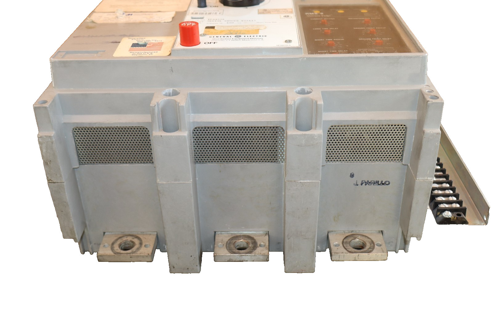 GE General Electric Circuit Breaker Power Break 400A Amp TP84SSZ TR4S400 GF