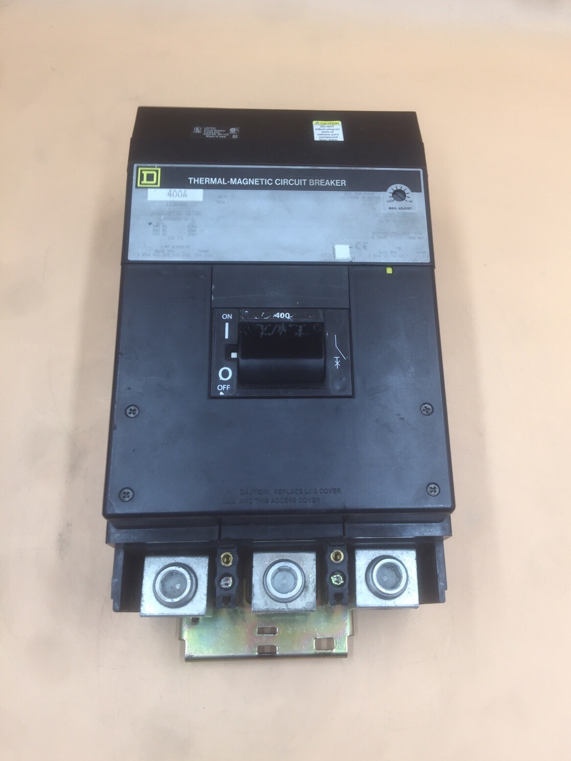 HOUSTON STOCK SQUARE D LC36400 TYPE LC 400 AMP 600V REFURBISH FREE SHIPPING
