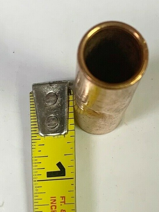 LOT OF (10) 1/0 Copper CU Butt Splice Crimp ON Cable Connector