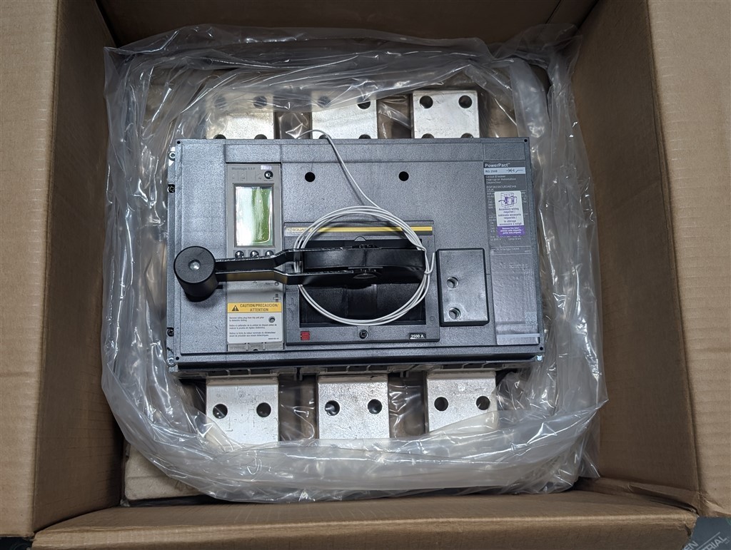 2500A Schneider RG 2500 PowerPact Bolt-On Breaker 600V RGF36250CU63AE1ABSAJK