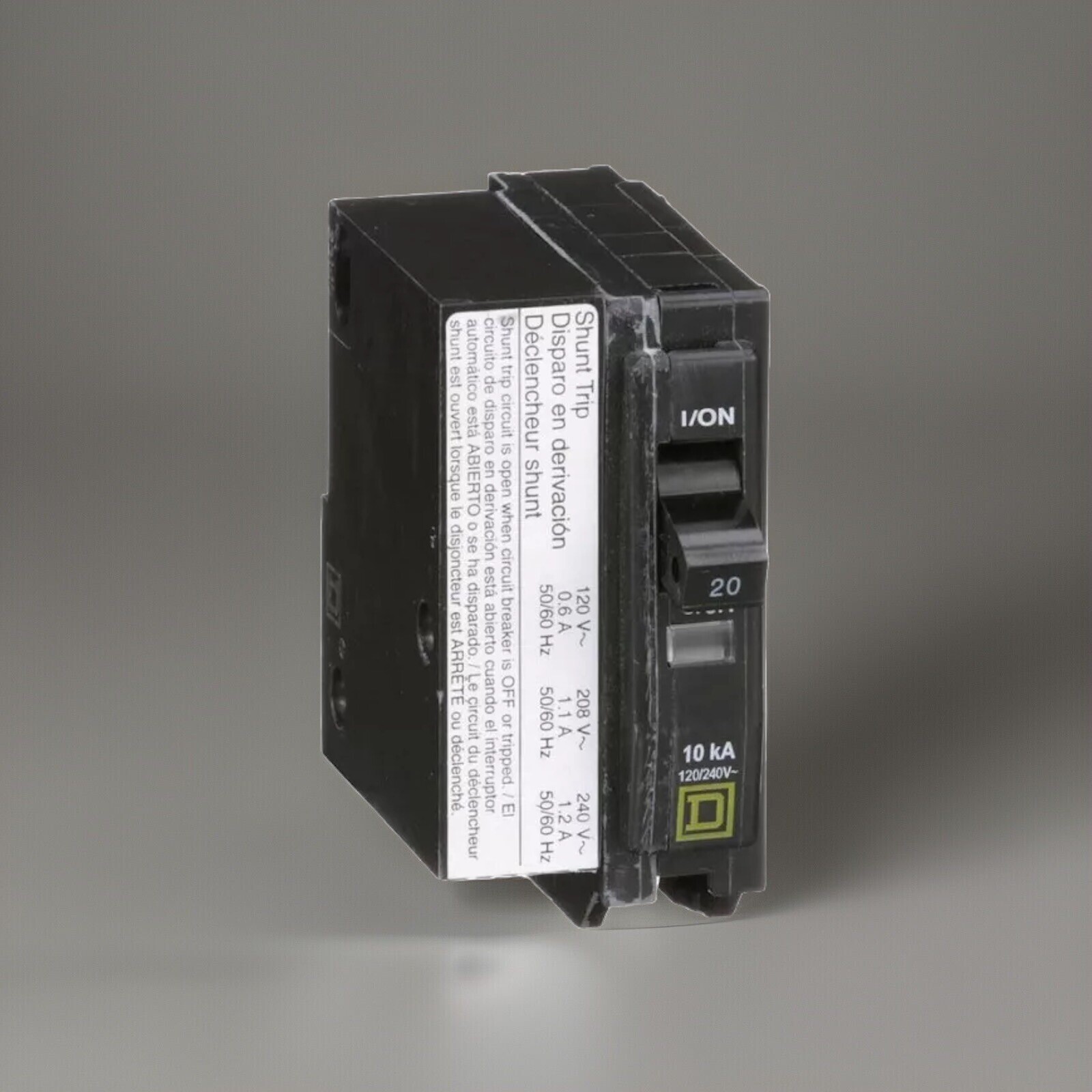 Square D QO1201021 Miniature Circuit Breaker 20A 1 Pole 120/240 VAC NEW IN BOX
