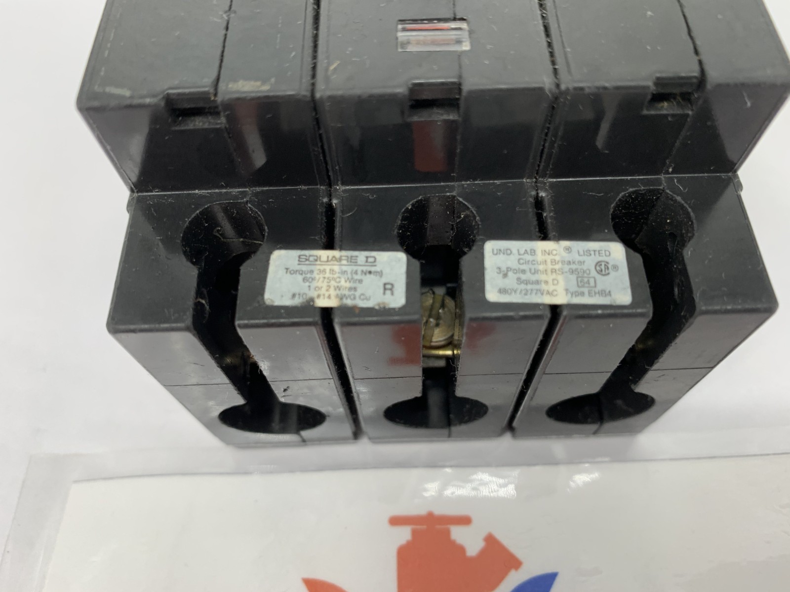 Square D Schneider Electric EHB34020 3P 3PH 20A 480Y/277V Circuit Breaker