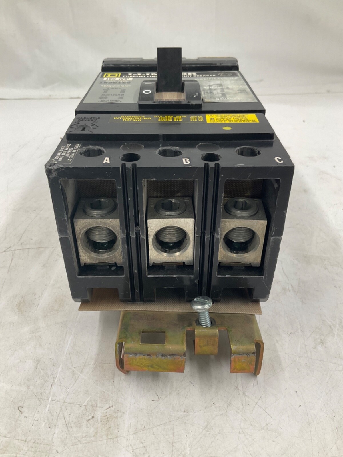 SQUARE D IK36150 I-LINE CURRENT LIMITING KI36150 BREAKER 150 A KC34150