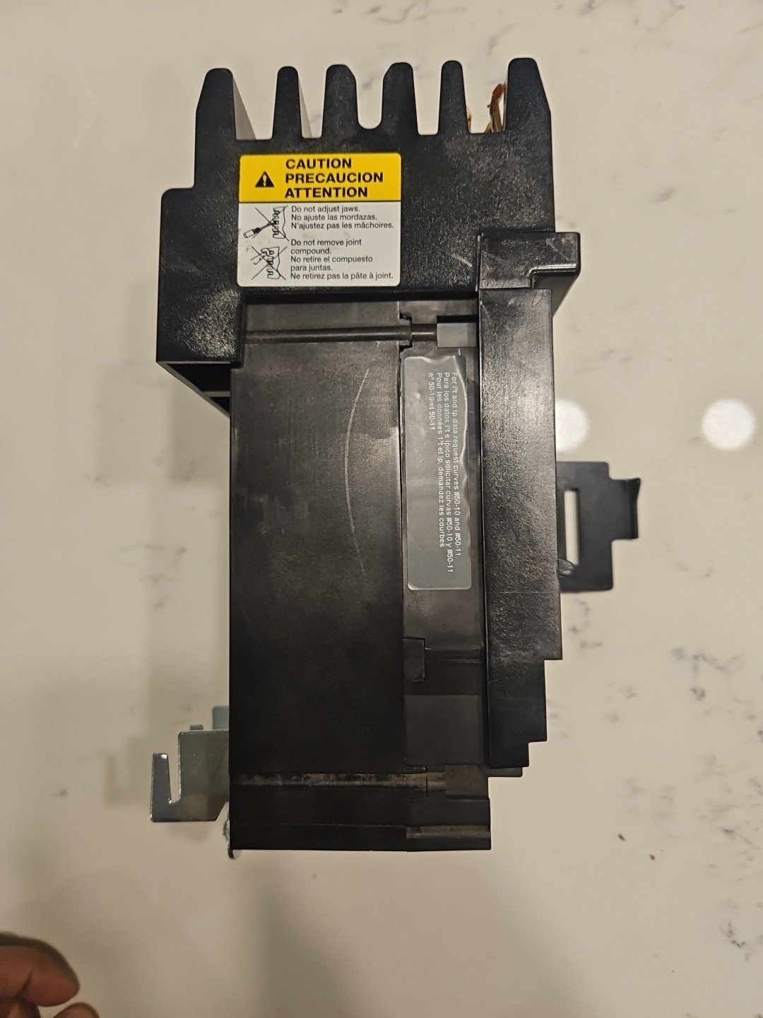 Square D PowerPact HJA36030 3 Pole 30 Amp I-Line Circuit Breaker. LOTO Clasp