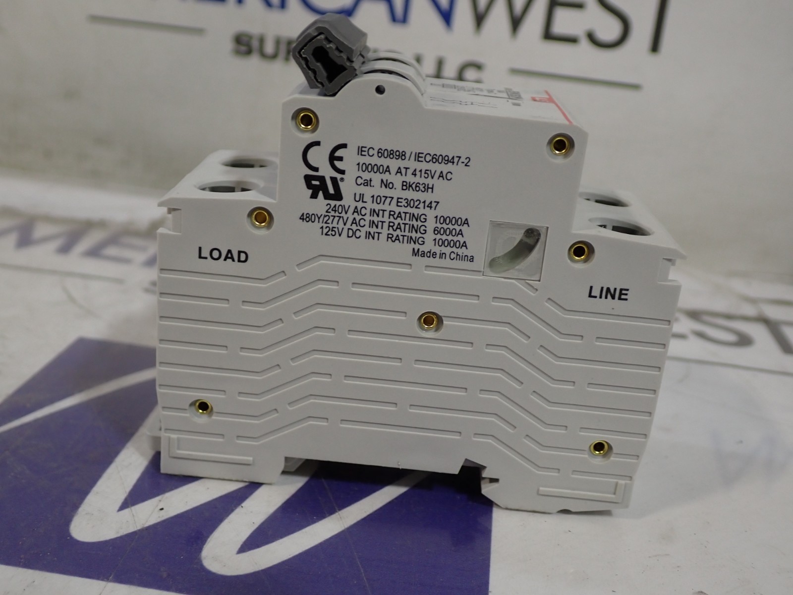 New LS Electric BK63H 2 pole 10 amp C Curve Din Rail Breaker 480v 0627042363