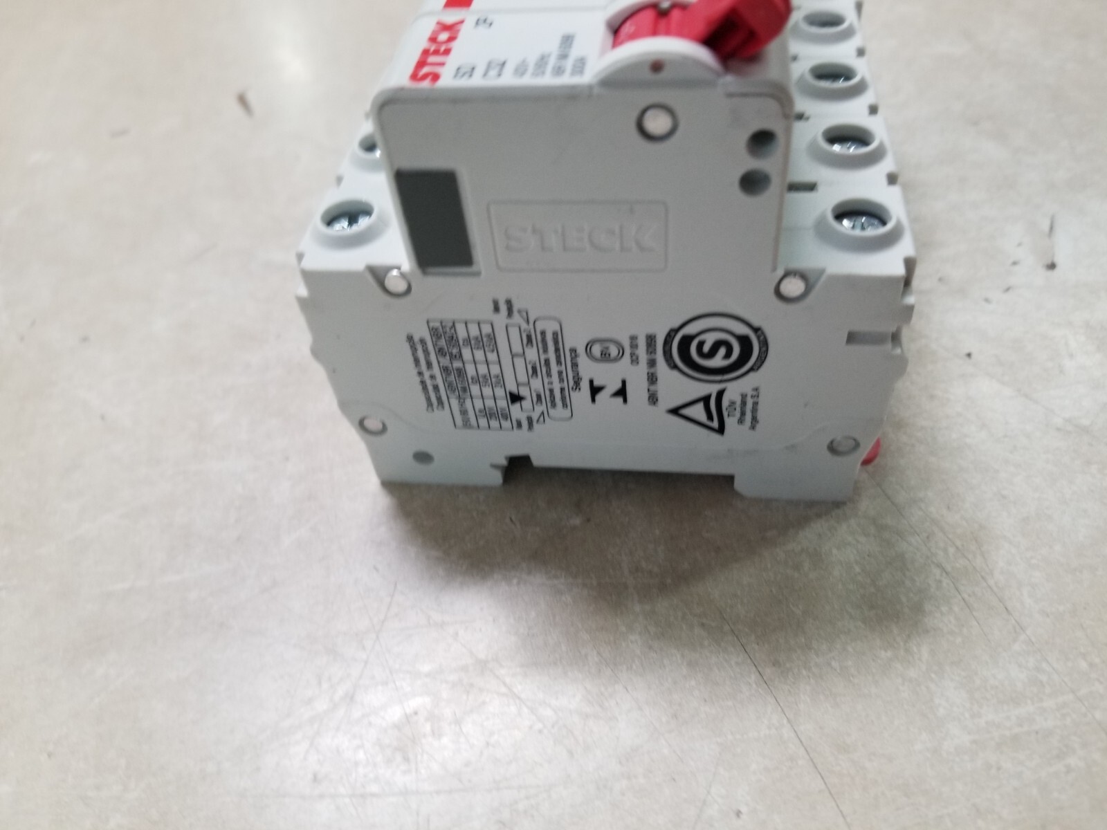 Lot of 3 – Steck SD62 Mini Interrupter 32A 2P Circuit Breaker SDD62C32