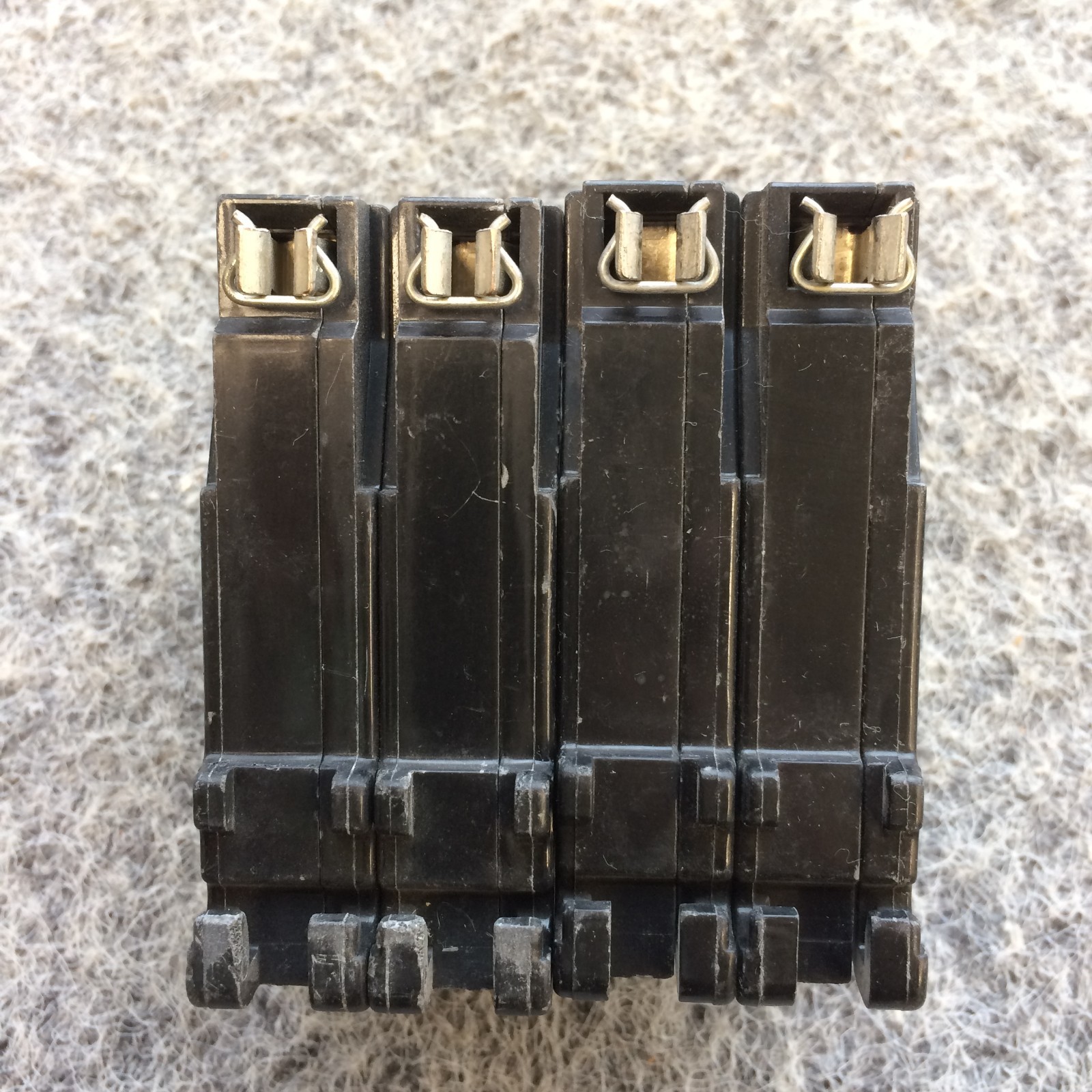 Lot of 2 Cutler Hammer CH240 Circuit Breaker CH-240 CHF240 Plastic Foot