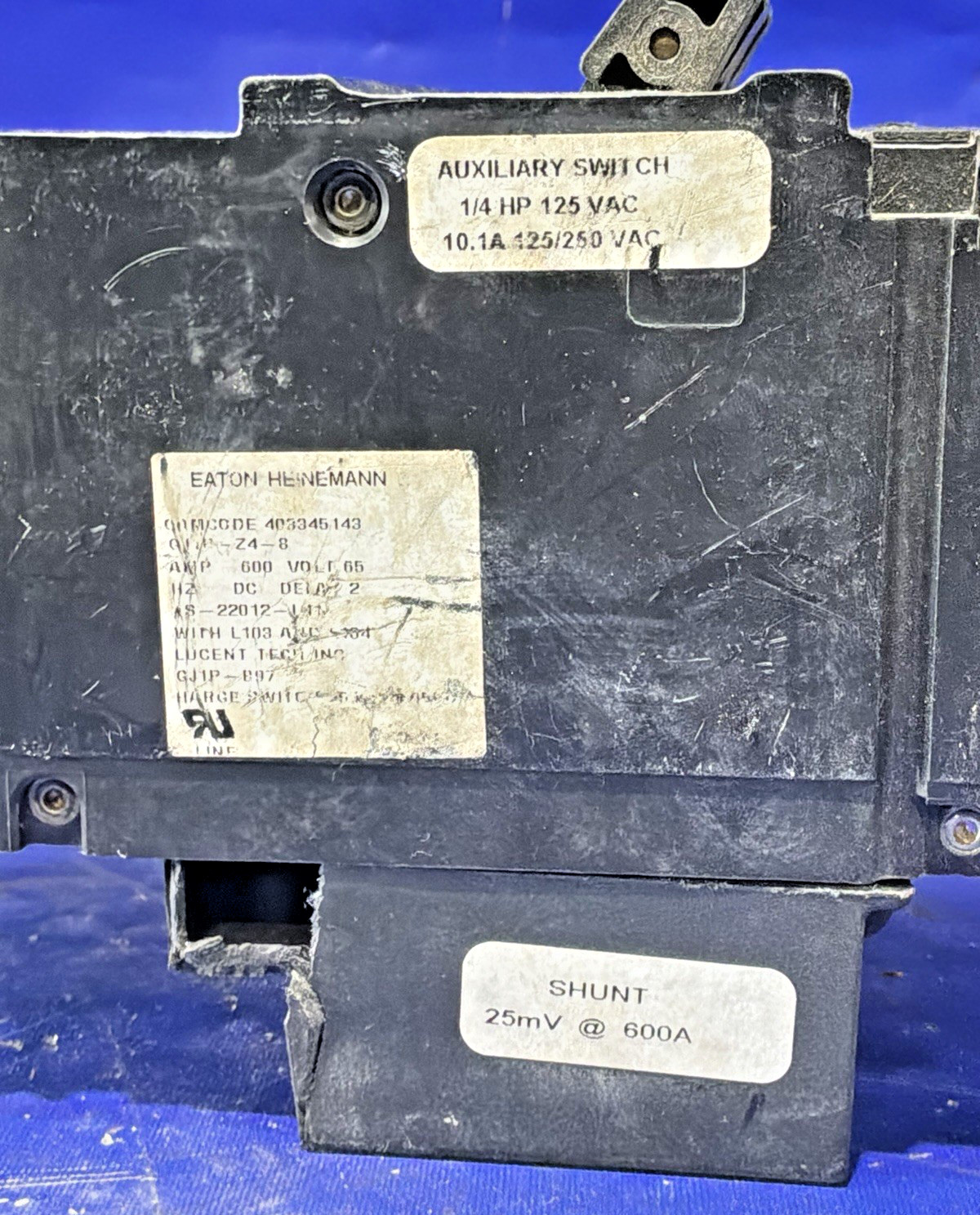 GJIP-Z4-8 600 Amp Eaton 65V Breaker 🟦