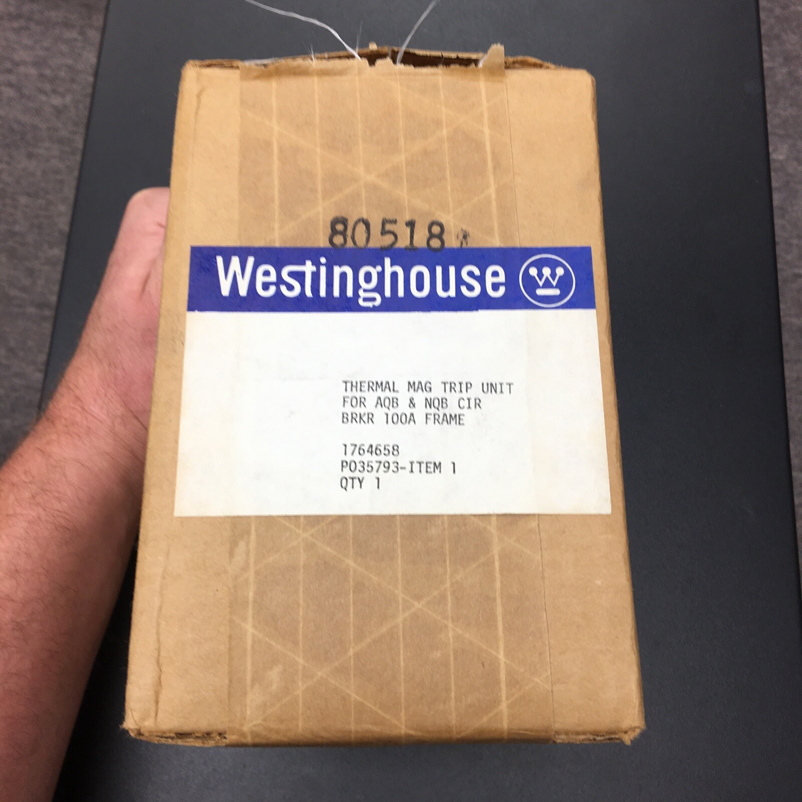 WESTINGHOUSE S1764658 THERMAL MAGNETIC TRIP 5925-00-502-6719 New In Box 1764658