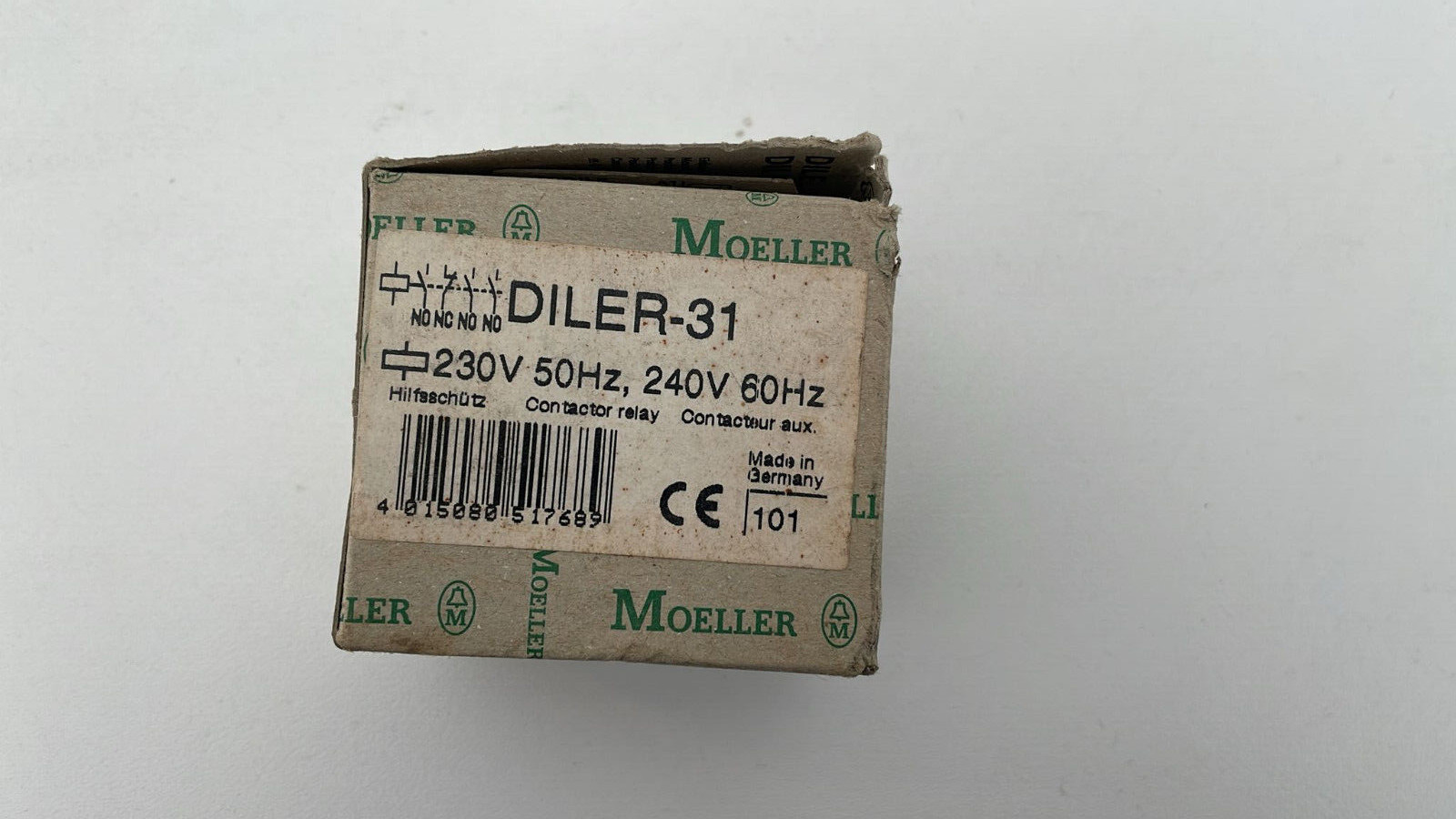 MOELLER DILER-31(230V50HZ,240V60HZ) Auxiliary Contactor 230V/AC / 481&482