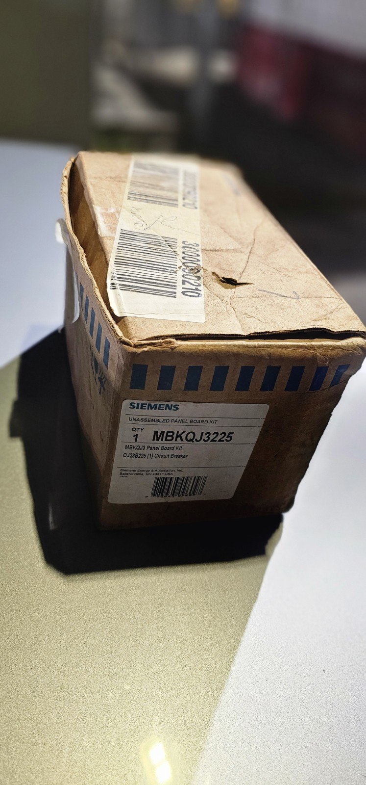 SIEMENS MBKQJ3225 225A 240V 3P Main Breaker Kit or Sub Feed Kit