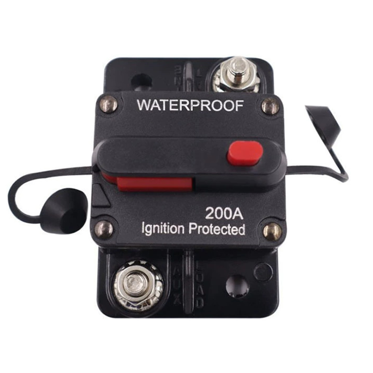 60-200A 12V-48V DC AMP Circuit Breaker Resettable Fuse Car Boat Auto Waterproof
