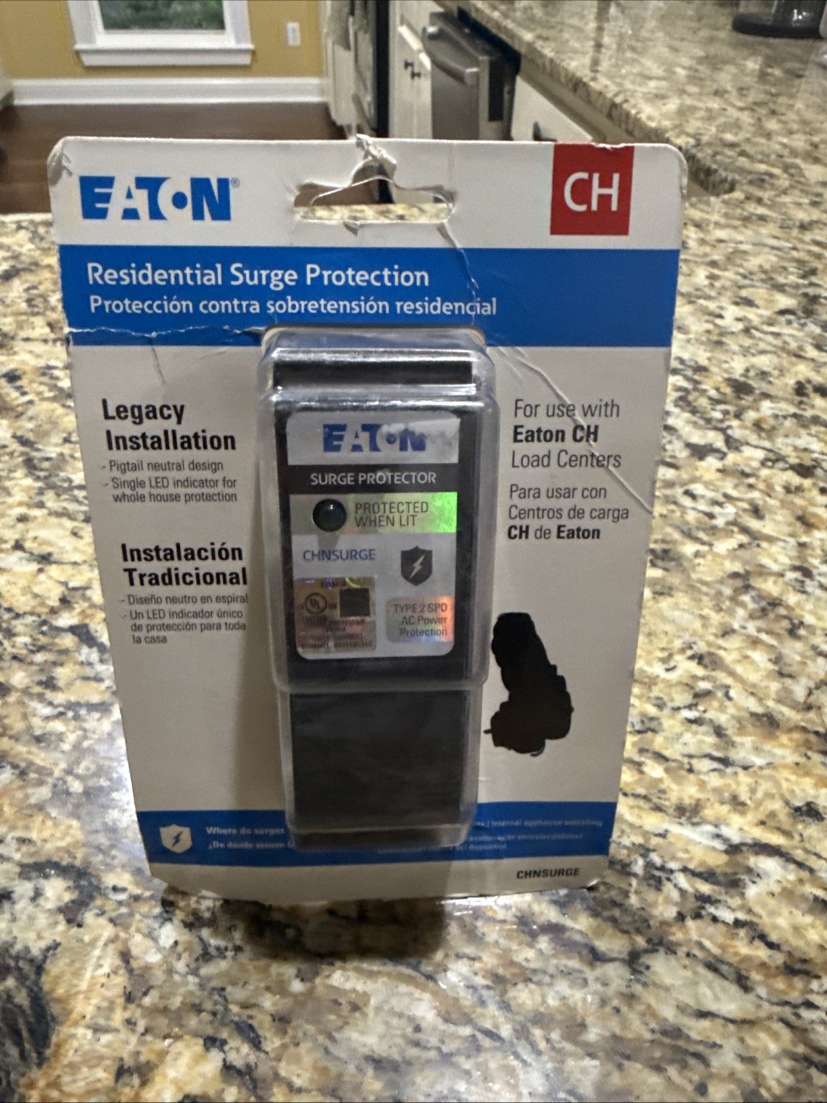 Eaton Type CH Circuit Breaker Surge Protective Device