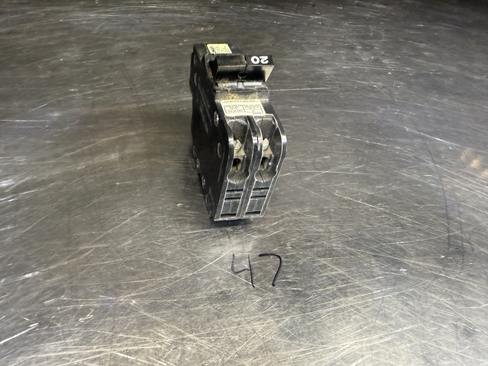 FPE Federal Pacific 20 Amp 2 Pole NC220 Stab-Lok Breaker Mini THIN NC