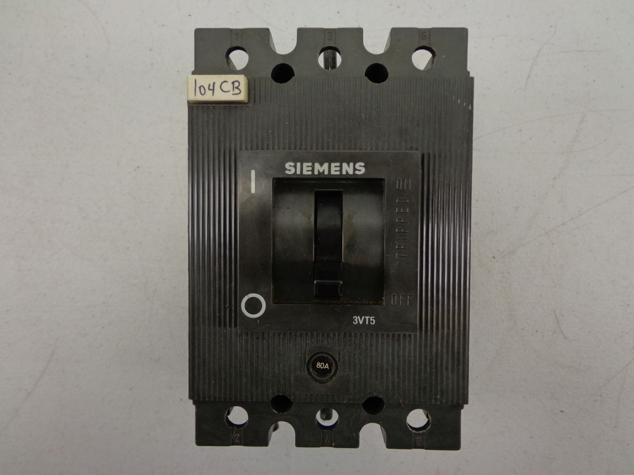 SIEMENS 3VT5 200-0BS00 Circuit Breaker 3P 80A 380V