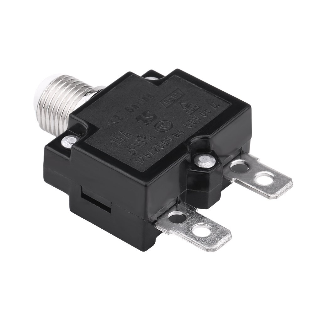 L2 Series Reset Thermal Switch 15A 125-250V AC Push Button Circuit Breaker