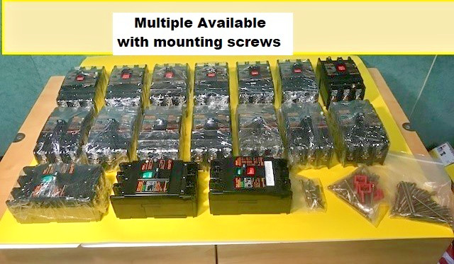 1 Fuji EG53B Circuit Breaker 15 Amp 100-200-440V 30mA W/Mounting Screws Multiple