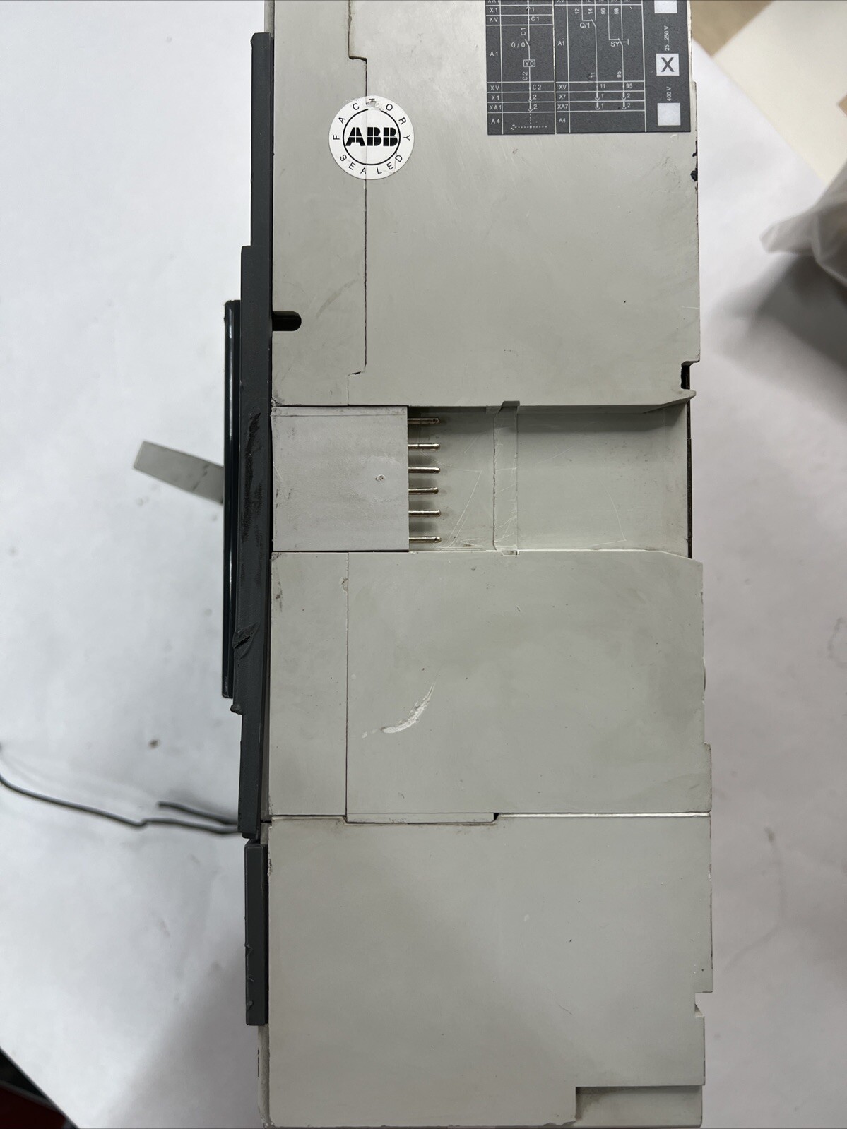 ABB S6N600BWAS 600 A CIRCUIT BREAKER 600V 3P LI SACE PR211 TRIP RECONDITIONED