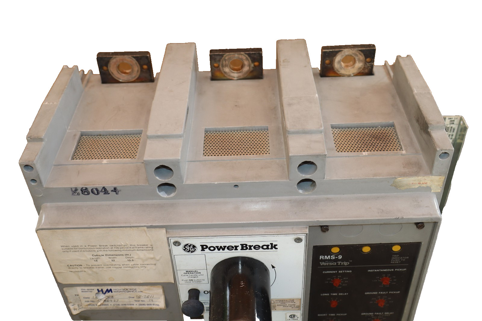 GE General Electric Circuit Breaker Power Break 400A Amp TP84SSZ TR4S400 GF